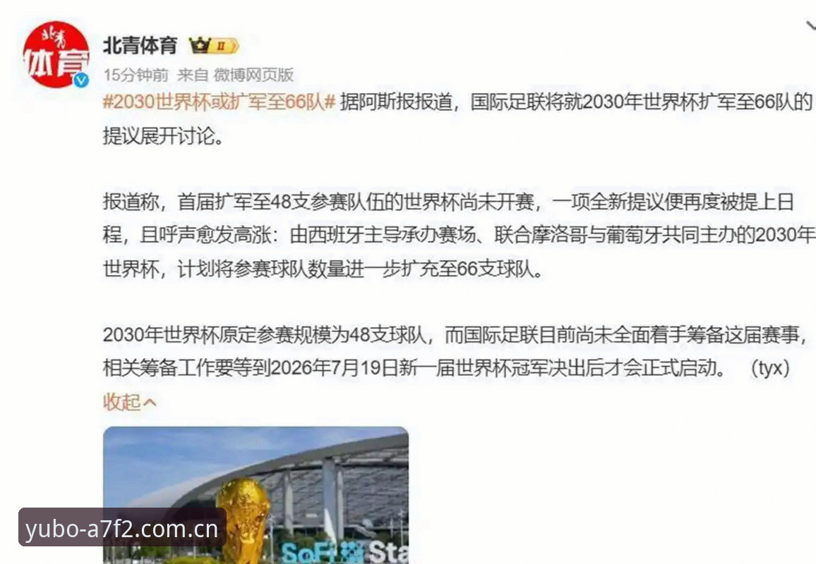 2030世界杯扩军操作教程：从66队提案看中国男足参赛机会